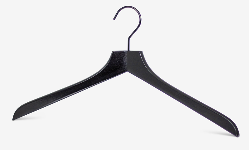 Vješalica za garderobu Profi 45 ALL BLACK, crno lakirana